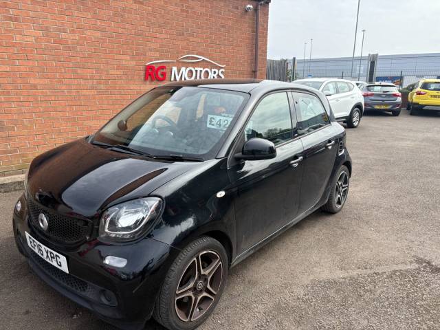 Smart Forfour 0.9 Turbo Prime Premium Black 5dr Hatchback Petrol Black