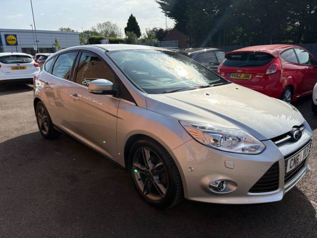 2014 Ford Focus 1.6 TDCi 115 Titanium X Navigator Silver 5dr