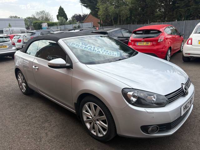 2012 Volkswagen Golf 1.6 TDI BlueMotion Tech SE Silver 2dr Cabriolet