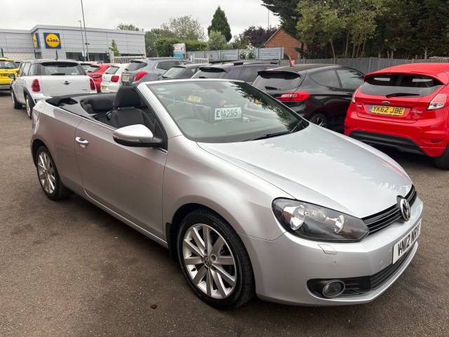 2012 Volkswagen Golf 1.6 TDI BlueMotion Tech SE Silver 2dr Cabriolet