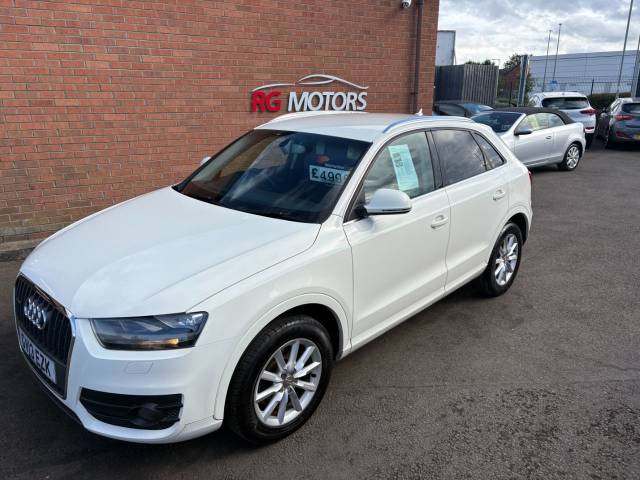 Audi Q3 2.0 TDI Quattro SE White 5dr Estate Estate Diesel White