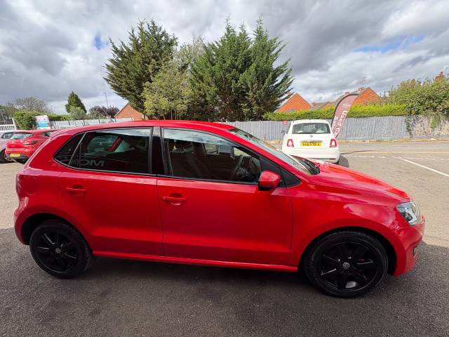 2013 Volkswagen Polo 1.4 Match Red 5dr Hatch