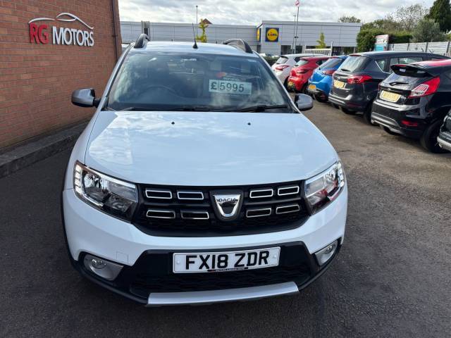 2018 Dacia Sandero Stepway 0.9 TCe Laureate White 5dr Hatch
