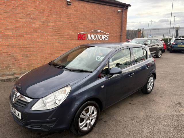 Vauxhall Corsa 1.2i 16V [85] Exclusiv Grey 5dr Hatch Hatchback Petrol Blue