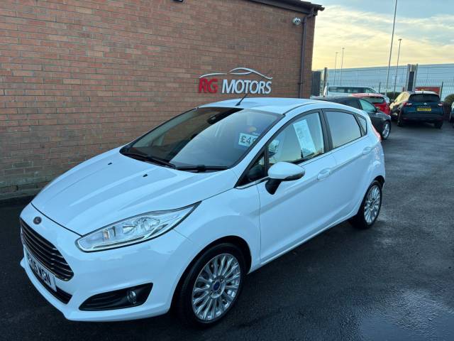Ford Fiesta 1.0 EcoBoost Titanium 5dr Hatchback Petrol White