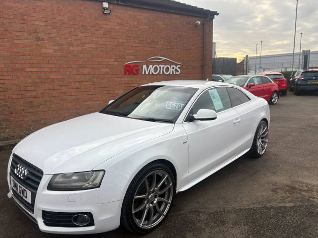 Audi A5 2.0 TDI S Line 2dr [Start Stop] Coupe Diesel White