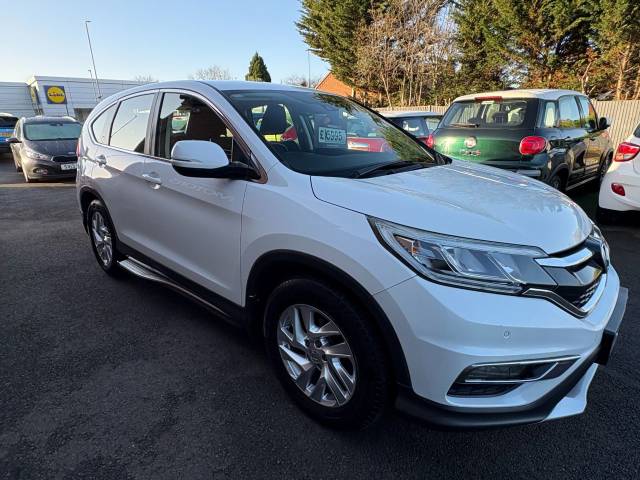 2016 Honda CR-V 1.6 i-DTEC SE White 5dr 2WD [Nav/DASP]