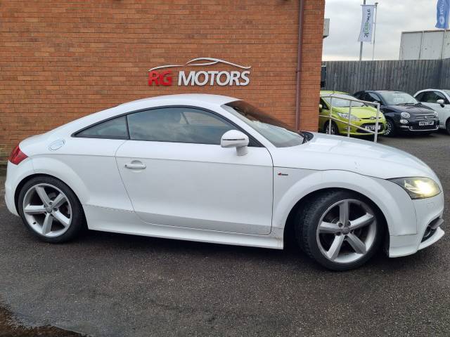 2012 Audi TT 1.8T FSI S Line White 2dr coupe