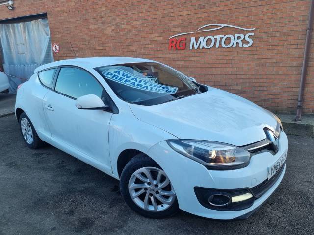 Renault Megane 1.5 dCi Dynamique TomTom Energy 3dr Coupe Diesel White