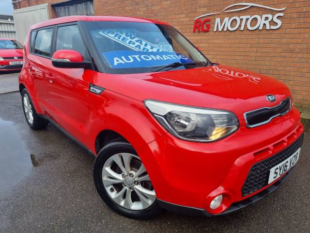 Kia Soul 1.6 CRDi 134 Connect 5dr DCT Hatchback Diesel Red