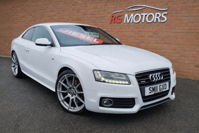 Audi A5 2.0 TDI S Line 2dr [Start Stop] Coupe Diesel White