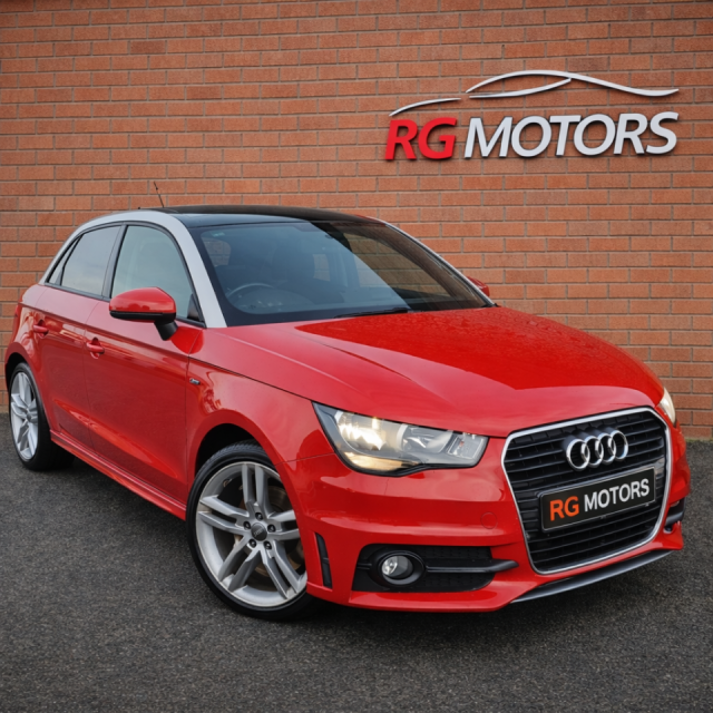 Audi A1 1.4 TFSI S Line 3dr Hatchback Petrol Red