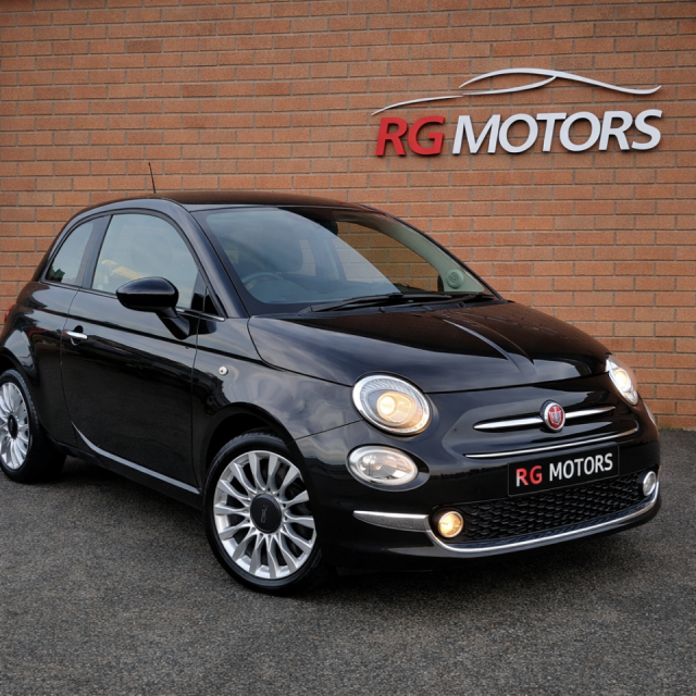 Fiat 500 1.2 Lounge 3dr Hatchback Petrol Black