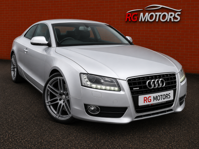 Audi A5 3.0 TDI Quattro Sport 2dr Coupe Diesel Silver