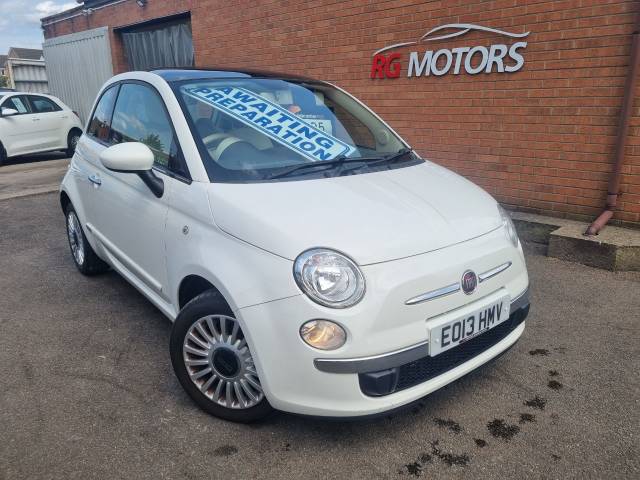 Fiat 500 1.2 Lounge 3dr [Start Stop] Hatchback Petrol White